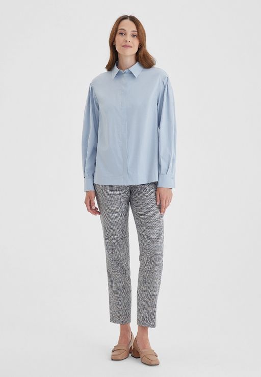 Блуза женская LA-311557-BL, 
голубой - Steinberg фото 6