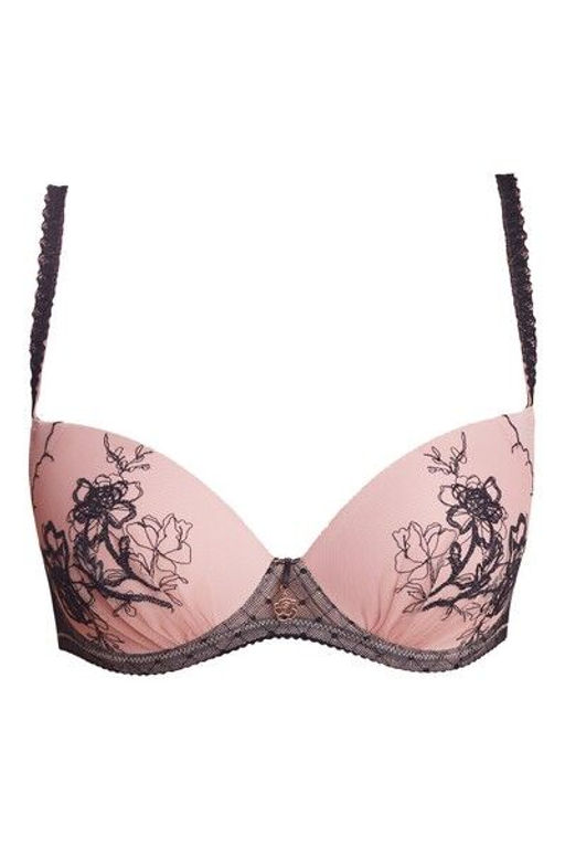 -60% Бюстгальтер Milavitsa 320375 античная роза с черным  фото 4