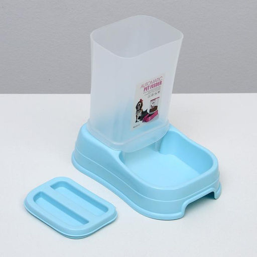 Автокормушка 1,5 л, 23,5 х 16 х 24 см, голубая - Пижон фото 5