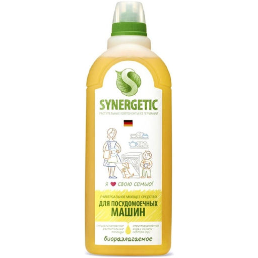 Гель для посудомоечных машин SYNERGETIC, концентрат, 1 л
