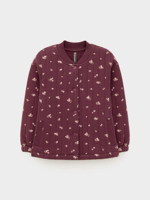 КР 302574/бордовый 1411 Н068.1 к651 жакет (бомбер) для дев - Crockid фото 2