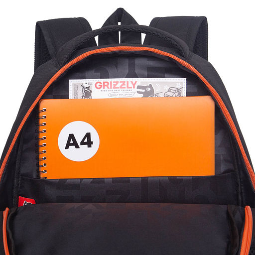 RB-651-10 Рюкзак школьный с картхолдером на держателе - Grizzly фото 29
