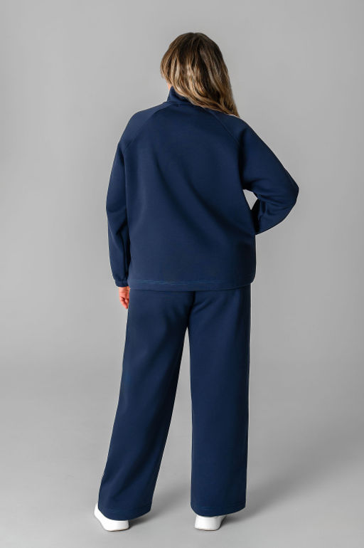 Арт. 2917 Костюм женский с начесом 46-54 (5 шт) Цвет:индиго