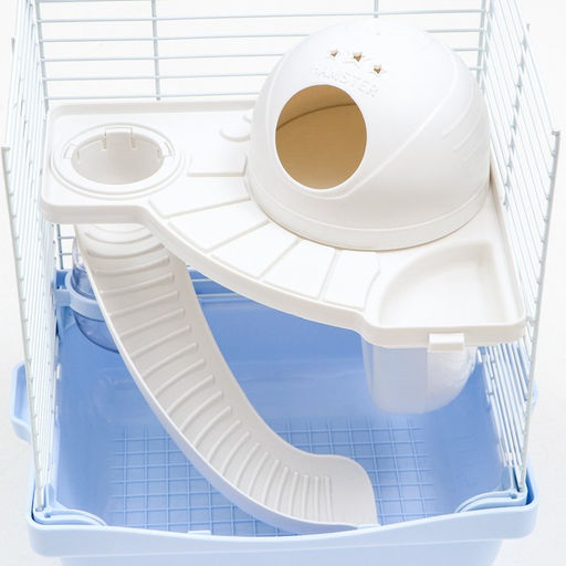 Клетка для грызунов укомплектованная, 23 х 19 х 28 см, голубая - Пижон фото 5