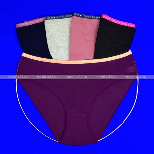 Цена за 5 шт. Трусы женские Турция большие размеры арт. 112174-2 3XL (50-52) - For you фото 3