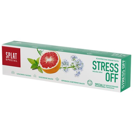 SPLAT Special зубная паста 75 мл - SPLAT STRESS OFF / АНТИСТРЕСС  фото 2