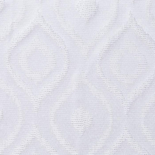 Штора портьерная «Этель. Ромб», 290×270 см, белая