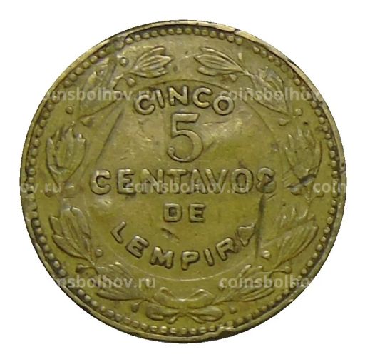 5 сентаво 1975 года Гондурас