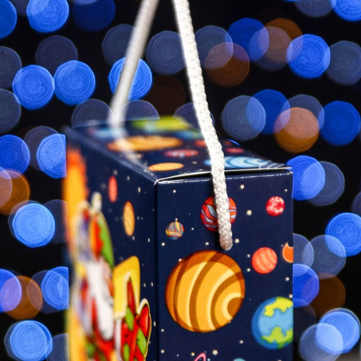 Цена за 5 шт. Подарочная коробка Космический привет, 14 х 5,5 х 19 см - Simaland фото 4