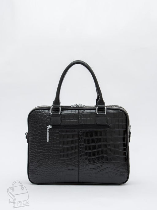 Сумка женская кожаная 2457Y black Polina&Eiterou