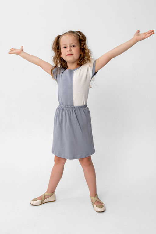 Костюм Элис Серый/молочный