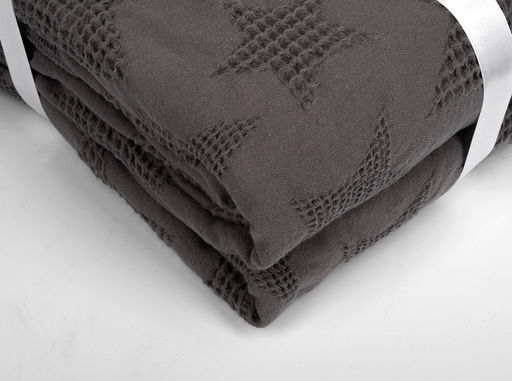 8159 Плед 230*200 цв. графит рис. 17-4013