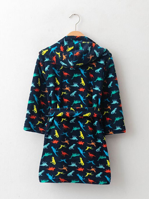 Kap??onlu Desenli Uzun Kollu Polar Erkek ?ocuk Sabahl?k - Waikiki фото 2