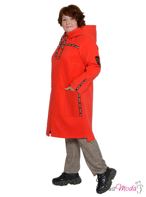 Пальто-куртка Модель №763 размеры 44-84 - Plusmoda фото 3