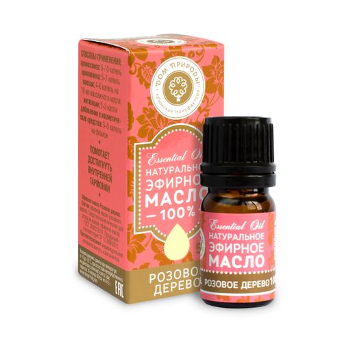 Натуральное эфирное масло Розовое дерево - Мануфактура дом природы фото 3