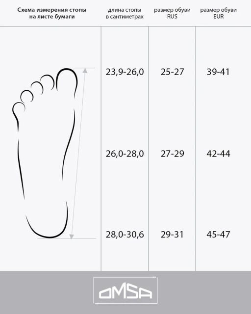 403 ECO носки мужские OMSA фото 4