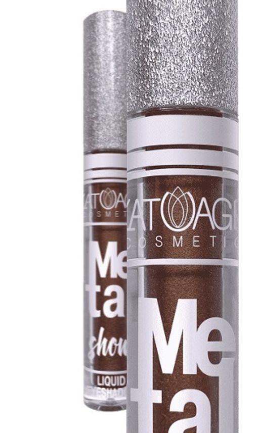 Latuage Тени для век жидкие "Metal show" №706 античный искрящийся