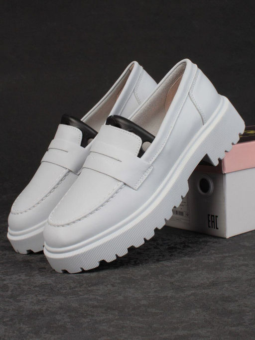 03-PDD178-5 LT. GRAY Полуботинки женские (натуральная кожа) - Фабричный китай фото 13