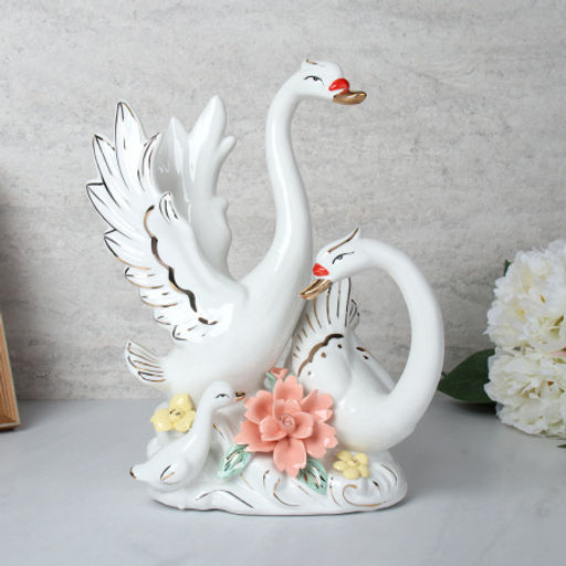 Статуэтка Лебеди 20х11х25 см / W3142 /уп 16/ - ГалеонТрейд фото 2