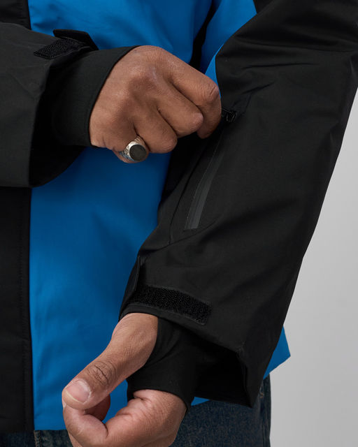 Горнолыжная куртка мужская зимняя голубого цвета 7612Gl - Mtforce фото 11