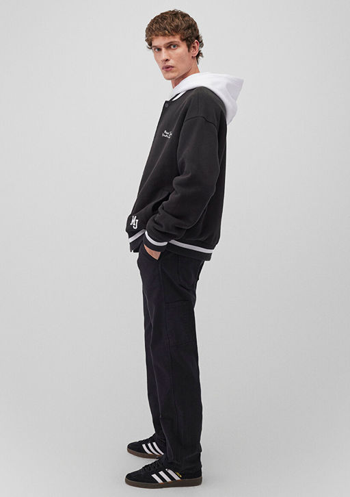 Oxford MV91 Street Siyah Kanvas Denim Jean Pantolon - Mavi фото 3