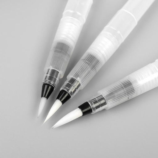 Набор кистей для туши и краски набор 3 шт. размер 1.2 см, 1.5 см, 1.8 см 15.5×2 см