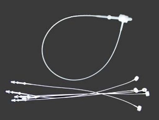 Держатели этикеток LBT Micron 5000 шт в картонной упаковке 75 мм прозрачный