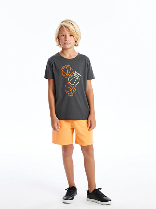 Beli Lastikli Basic Erkek ?ocuk ?ort - Waikiki фото 5