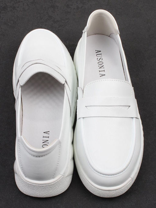 06-YE290-2 WHITE Туфли женские (натуральная кожа)