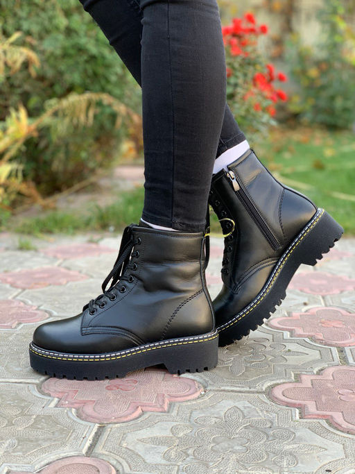 Ботинки 320.astra22bl.black /шерсть