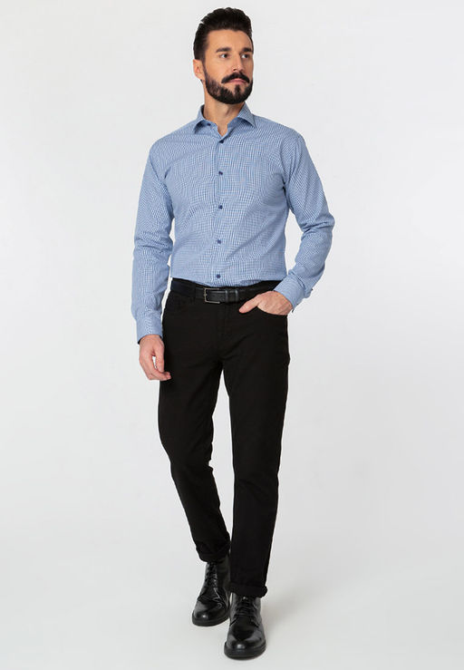 Сорочка мужская длинный рукав GREG 214/131/8016/Z/1p  фото 5