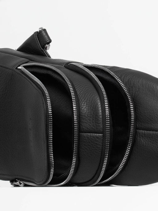 Мужская кожаная сумка Richet 2411LN 811 Черный