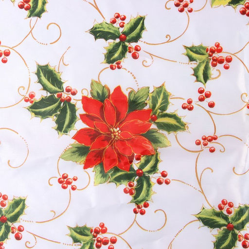 Цена за 2 шт. Скатерть новогодняя Доляна «В преддверии Рождества» 145×220 см, 100% п/э