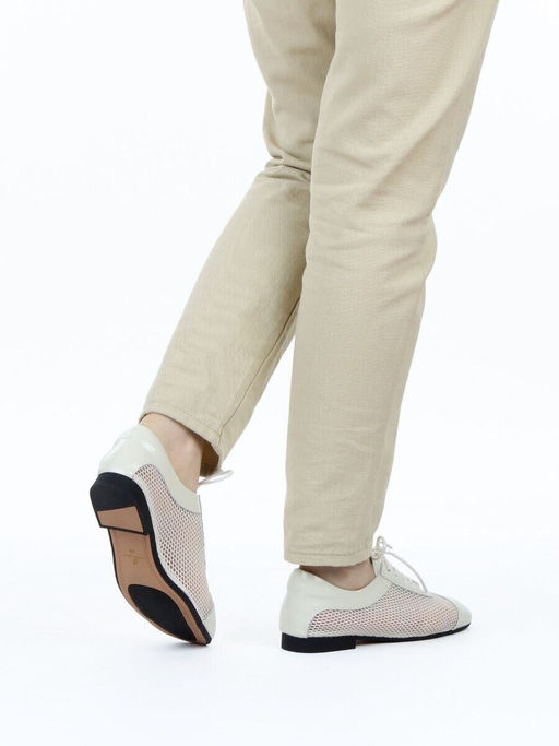 03-H17C-30NX LT. BEIGE Полуботинки женские (натуральная кожа)