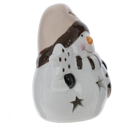 Фигурка декоративная подвесная "Снеговик", L3,5 W3 H5 см, 4в.