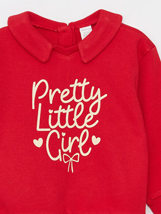 Polo Yaka Uzun Kollu K?z Bebek Sweatshirt - Waikiki фото 3