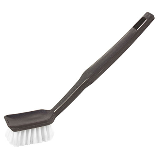 Щетка для посуды "Золушка" 6х2,7х23см, ворс - 2,4см, с длинной пластмассовой ручкой, цвета микс (Китай)