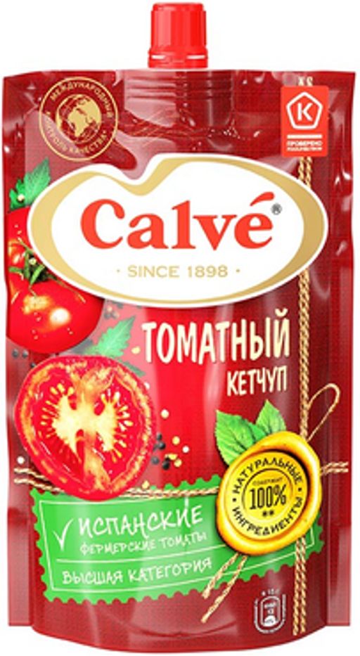 Calve, кетчуп Томатный, 350 г