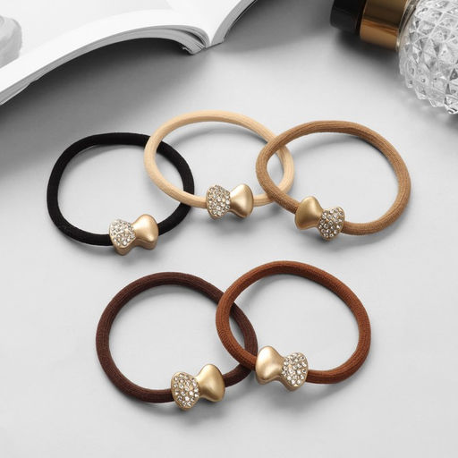 Цена за 12 шт. Резинка для волос «Марлиз», 5 см, МИКС