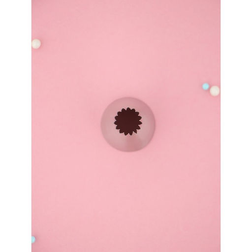 Насадка кондитерская KONFINETTA Французская звезда, d=3 см, выход d=1.2 см, № 6FT, нержавеющая сталь  фото 3