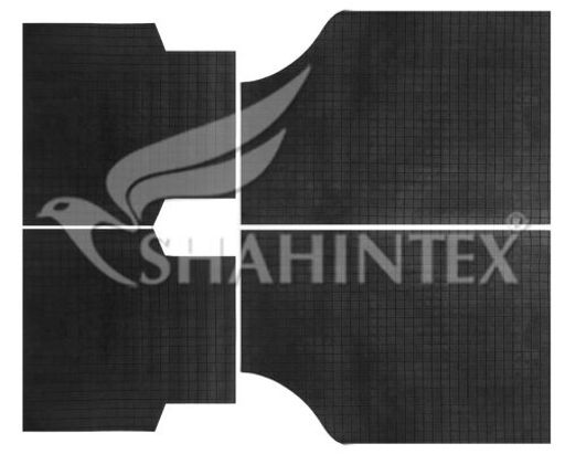 Комплект универсальных автомобильных ковриков SHAHINTEX 65*45(2шт)+43*43(2шт)