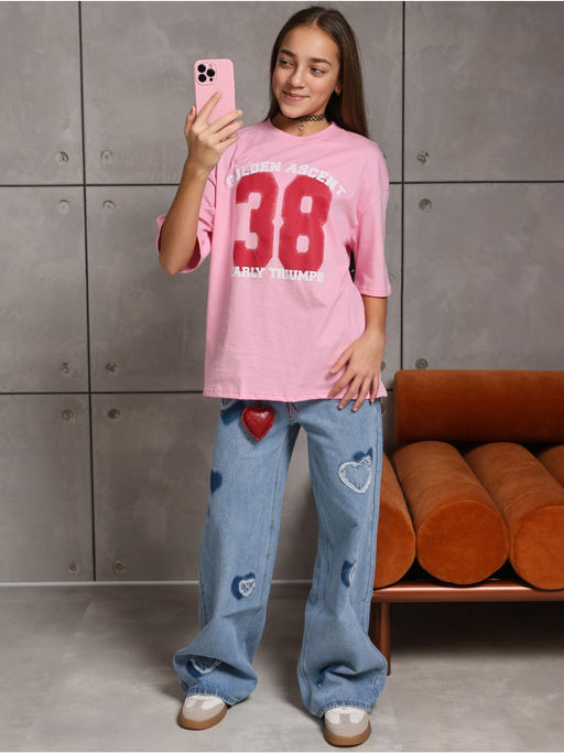 Футболка "Голден" Розовый Девочка