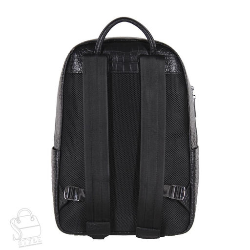 Рюкзак мужской кожаный 23130H black Heanbag - S-style фото 4