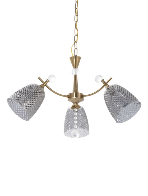 Люстра NH6140/3, 3×60 Вт, E27, цвет медный