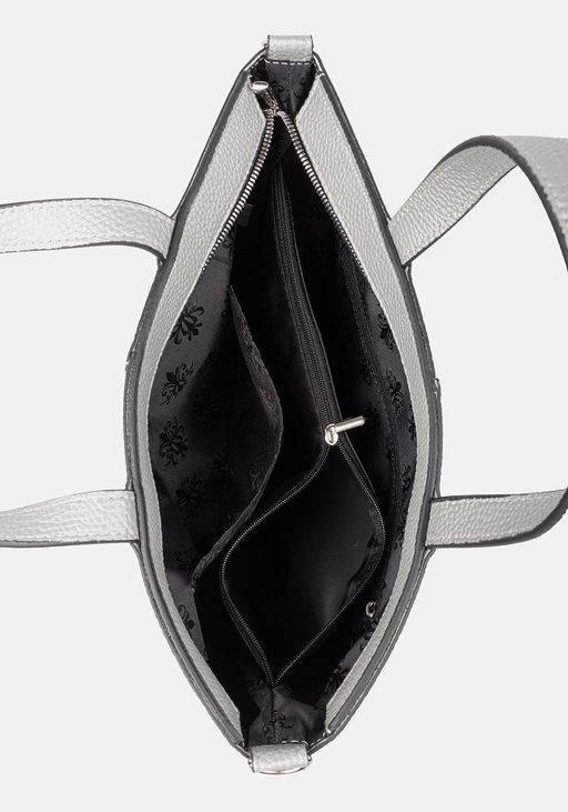 Сумка Модель №1503 | кожзам | гладкий блестящий | серебро | Р847-11 | 30895 - L-craft фото 5