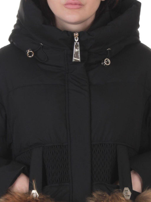 8809 BLACK Куртка зимняя женская (200 гр. холлофайбер) - Fashion фото 5