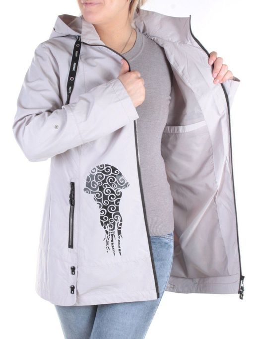 F9916 BEIGE Ветровка женская MARIA - Фабричный китай фото 8