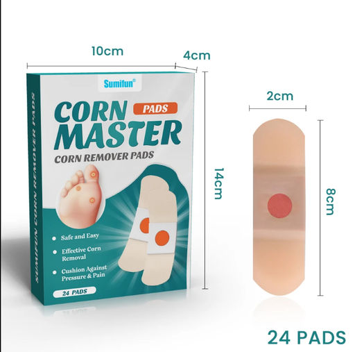 Пластырь для удаления стержневых мазолей на ногах 24 шт - Buro фото 3