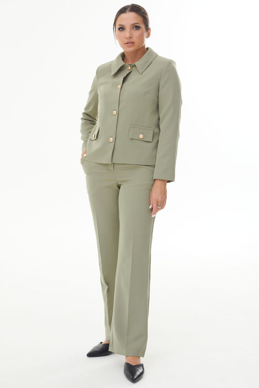 Жакет AURA 1079-164 оливковый  фото 3