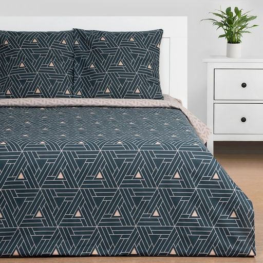 Постельное бельё Этель 2 сп Triangular illusion 175х215, 200х220, 70х70-2 шт, бязь, 125 г/м2  фото 8